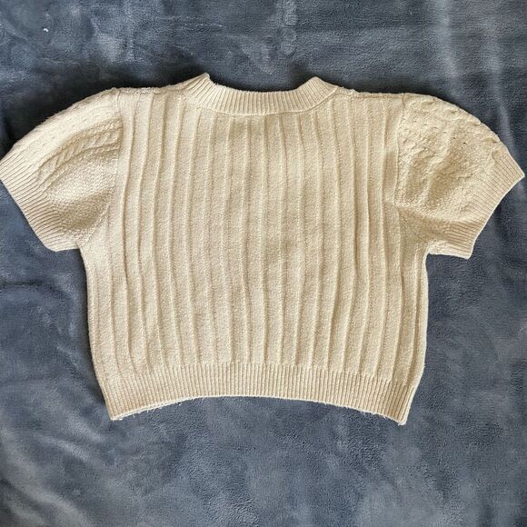 Butter Yellow Free People Sweater - L - Picture 5 of 6